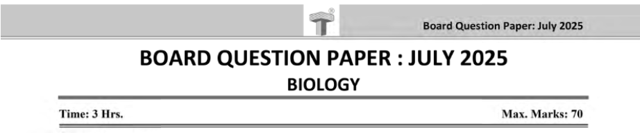 12th Maharashtra Board Exam Previous Year Question Papers