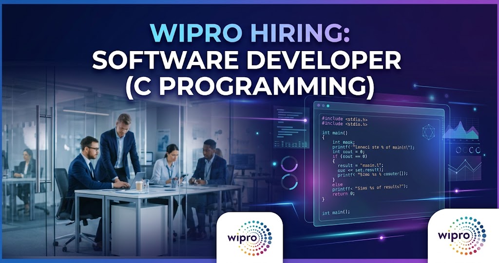 Wipro Hiring Software Developers (C Programming) in Pune – Full Job Details